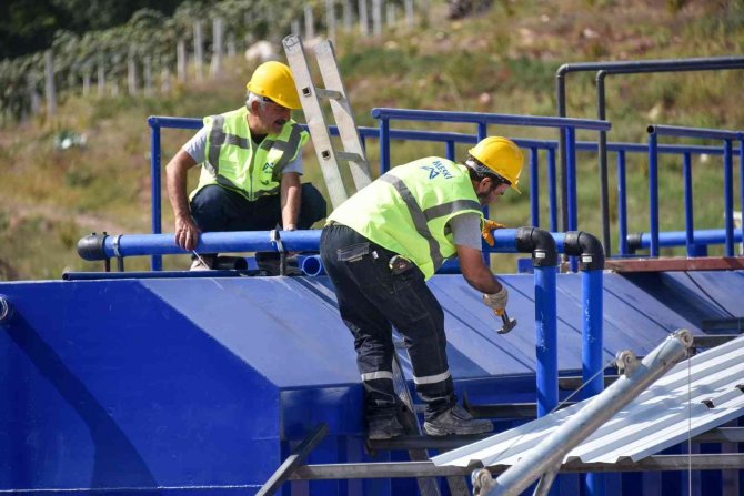 Tepeköy’de Paket Atıksu Arıtma Tesisi Yapımı Devam Ediyor