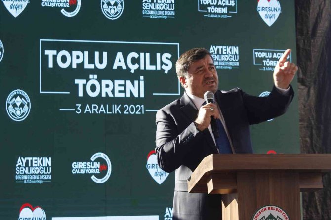Giresun Belediyesi’nden Toplu Açılış
