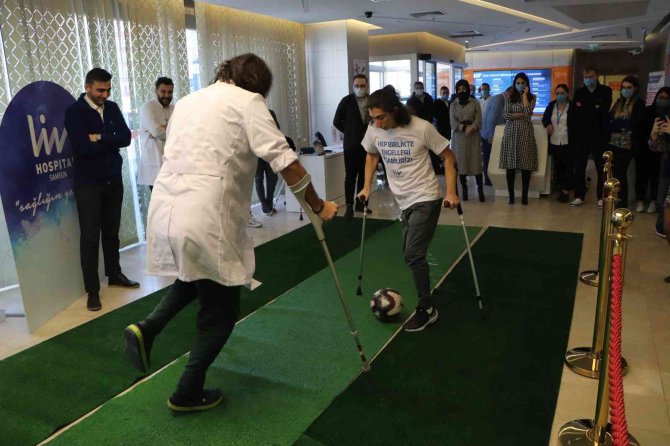 Ampute Milli Takım Oyuncuları İle Hekimler Empati Maçı Yaptı