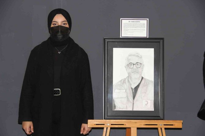 Samsun’da Kovid-19’dan Vefat Eden 10 Sağlık Çalışanının Portreleri Yapıldı