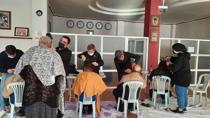 Sungurlu’da Engellilere Ücretsiz Tıraş