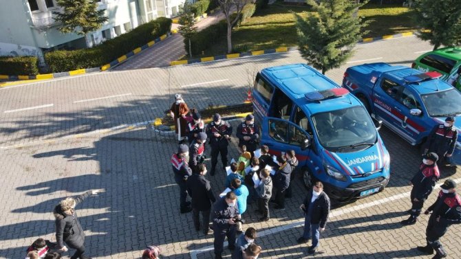 Kastamonu’da Öğrencilere Jandarmanın Faaliyetleri Anlatıldı