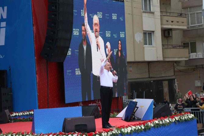 Chp Lideri Kılıçdaroğlu’nun Mersin Mitingi