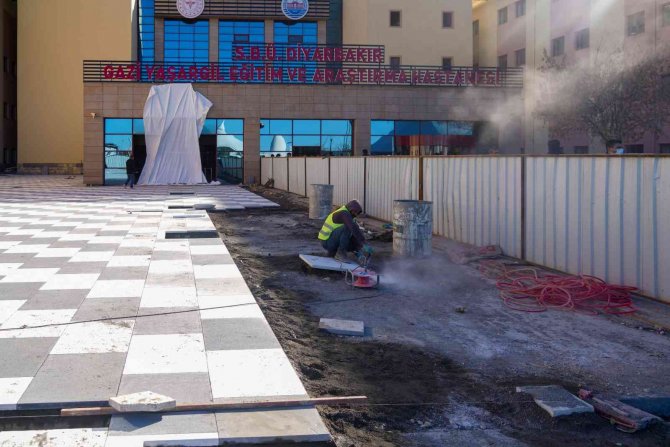 Eğitim Ve Araştırma Hastanesi’nde Çevre Düzenlemesiyle Su Baskını Yaşanmayacak