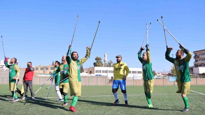 Afrin’de Ampute Futbol Maçı Düzenlendi
