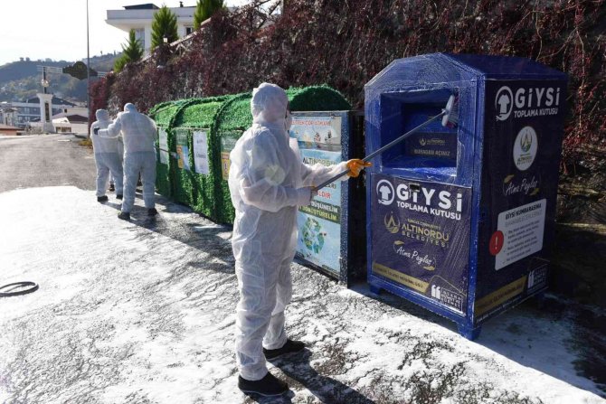 Altınordu’da Dezenfekte Çalışmaları Sürüyor