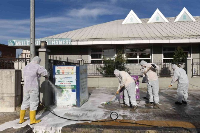 Altınordu’da Dezenfekte Çalışmaları Sürüyor