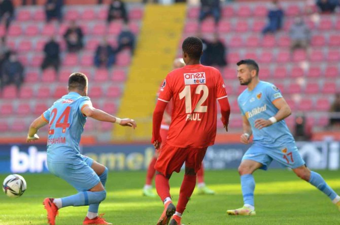 Süper Lig: Kayserispor: 2 - Antalyaspor: 0 (İ̇lk Yarı)