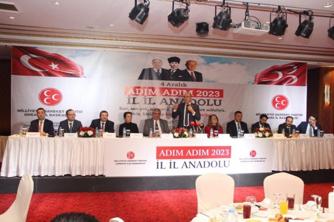 Mhp "Adım Adım 2023, İ̇l İ̇l Anadolu” Programı Çankaya’da Düzenlendi