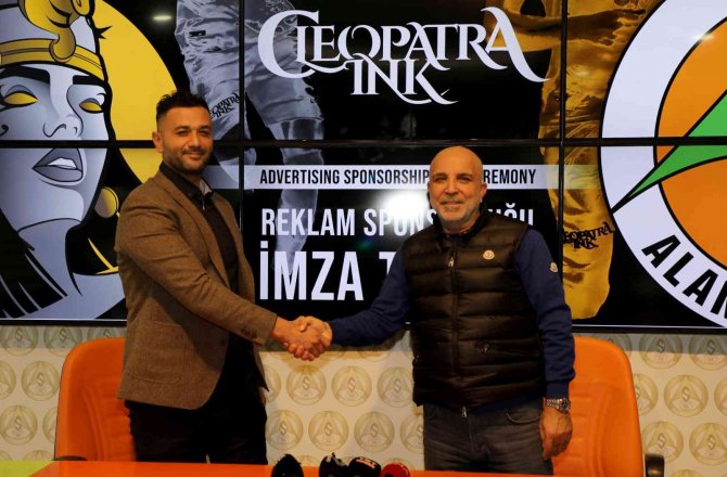 Alanyaspor, Cleopatra Ink İle Sponsorluk Anlaşması İmzaladı
