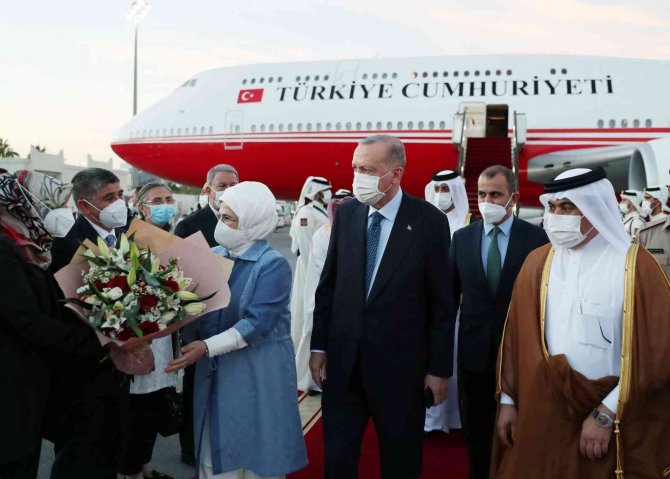 Cumhurbaşkanı Erdoğan, Katar’da