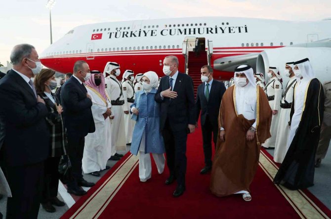 Cumhurbaşkanı Erdoğan, Katar’da