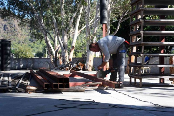 Kemer’de Beton Fabrikası Üretime Geçiyor