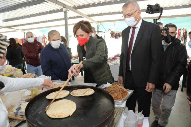 Kaftancıoğlu, Kadın Üretici Pazarını Gezdi