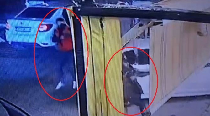 Pompalı Tüfekli Dehşet Anları Kamerada