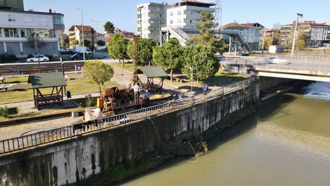 Terme’yi Sel Kabusundan Kurtaracak Projede Sondaj Çalışmaları Başladı