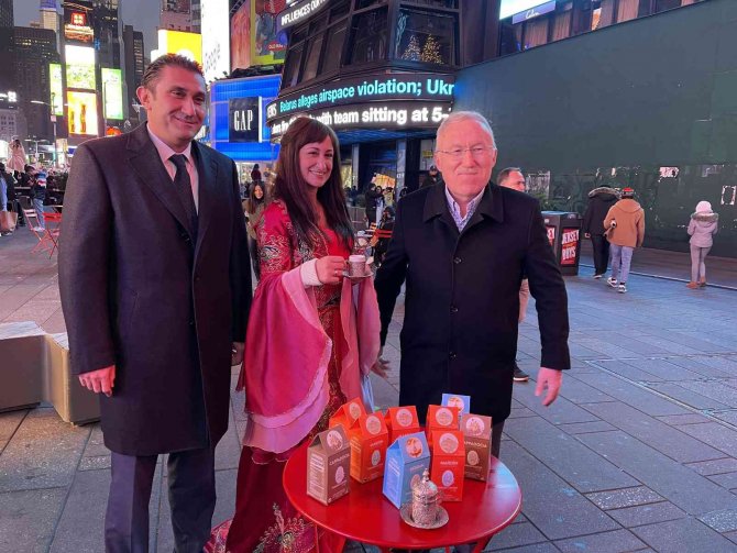 Türk Kahvesi Günü, Times Meydanı’nda Kutlandı