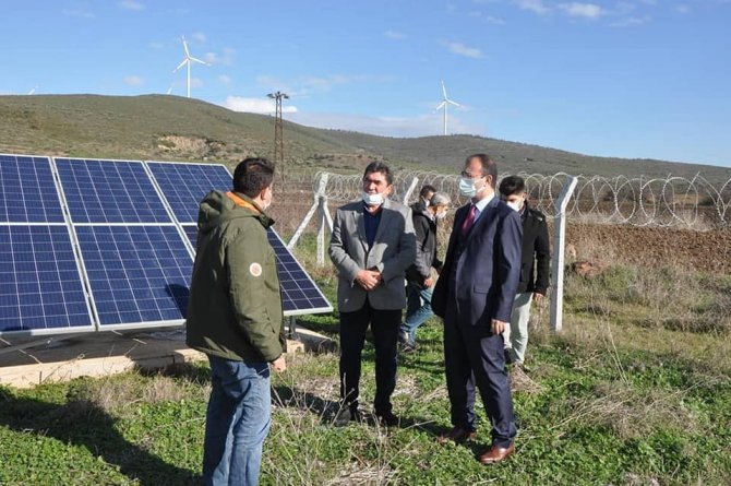 Kaymakam Dolu, Güneş Enerjili Sulama Sistemini Yerinde İnceledi