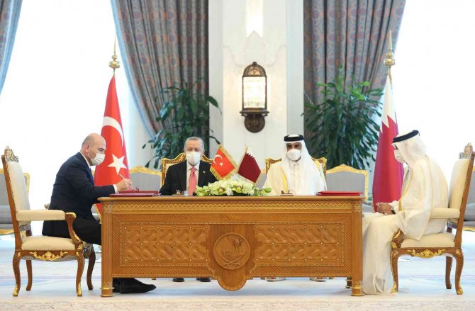 Türkiye Ve Katar Arasında 12 Anlaşma İmzalandı