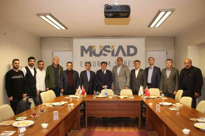İ̇ran Heyeti Erzurum’da İşadamları İle Bir Araya Geldi