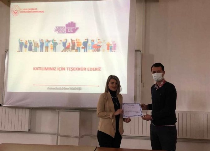 Hisarcık Myo’da “Kadına Yönelik Şiddetle Uluslararası Mücadele” Semineri