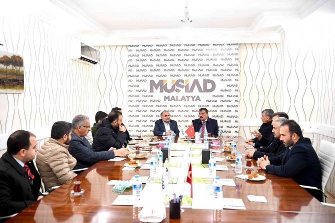 Gürkan, Müsi̇ad Malatya Şubesini Ziyaret Etti