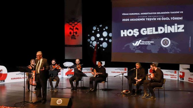 Atatürk Üniversitesi’nde Yökak Kurumsal Akreditasyon Belgesi Takdim Töreni