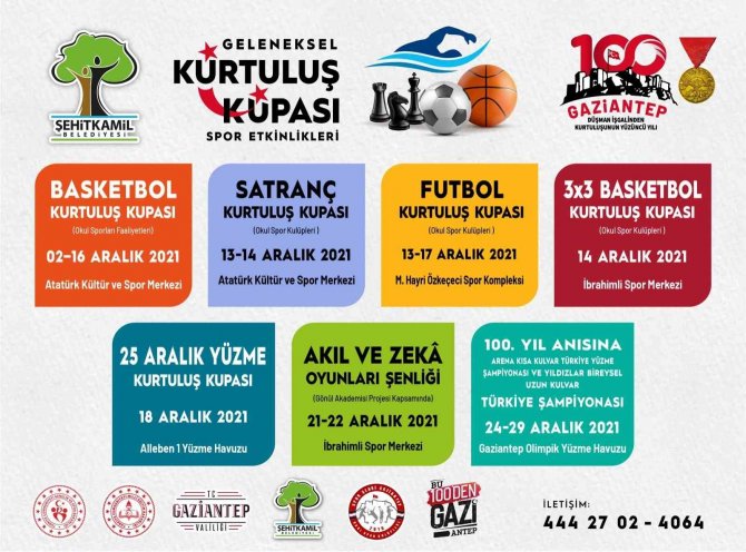 25 Aralık, Gaziantep’te Dolu Dolu Yaşanacak