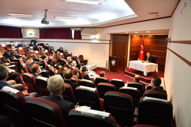 Kaymakamlar Ve İ̇l İ̇dare Şube Başkanları Toplantısı Yapıldı
