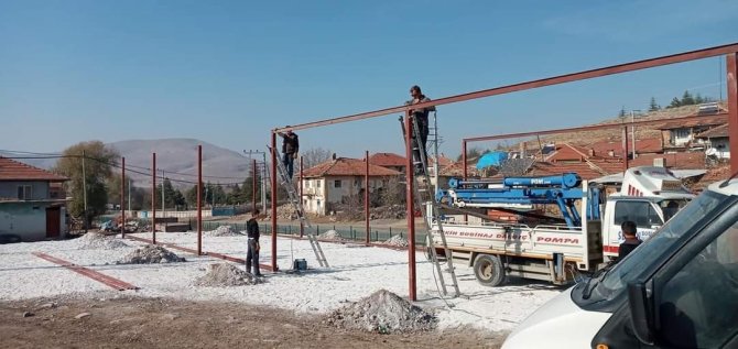 İ̇cikli’deki Kapalı Pazar Yeri Çalışmalarında Sona Gelindi