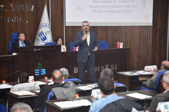 Edremit’te Kırsal Mahalle Statüsüne Alınması Talebi Oy Birliğiyle Reddedildi