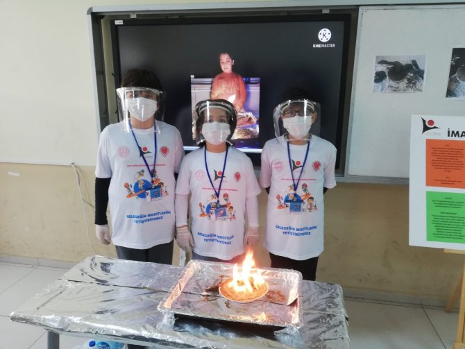 Çan’da Tubi̇tak 4006 Bilim Fuarı Açıldı