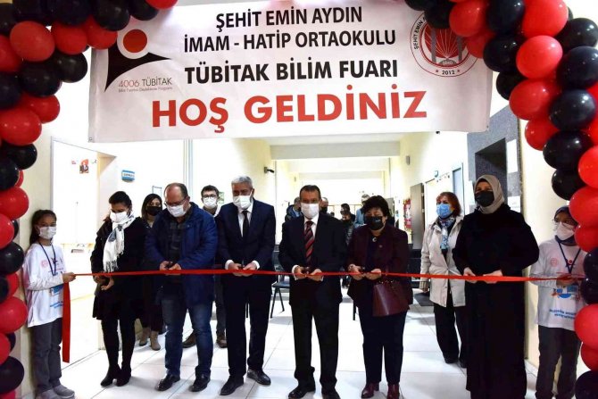Çan’da Tubi̇tak 4006 Bilim Fuarı Açıldı