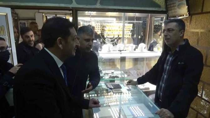Kuyumcular Odası Başkan Adayı Türkan, Esnafın Sorunlarını Dinledi