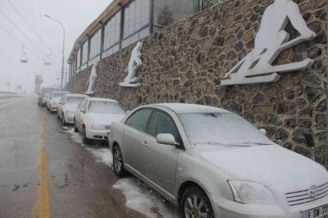 Meteoroloji Uyarmıştı, Beklenen Kar Yağışı Erzurum’da Başladı