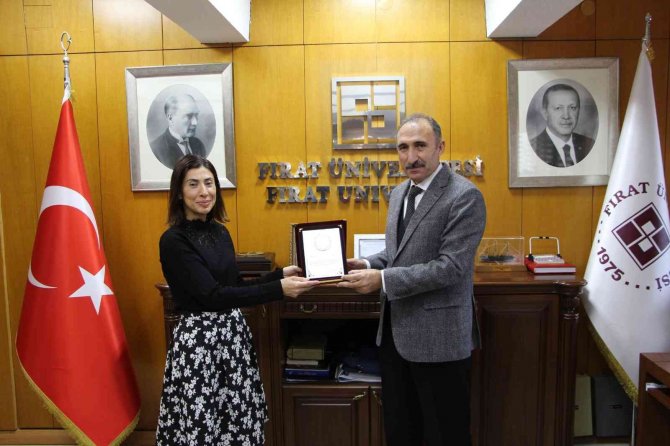 Rektör Göktaş, Ödül Alan Akademisyenlere Plaket Takdim Etti