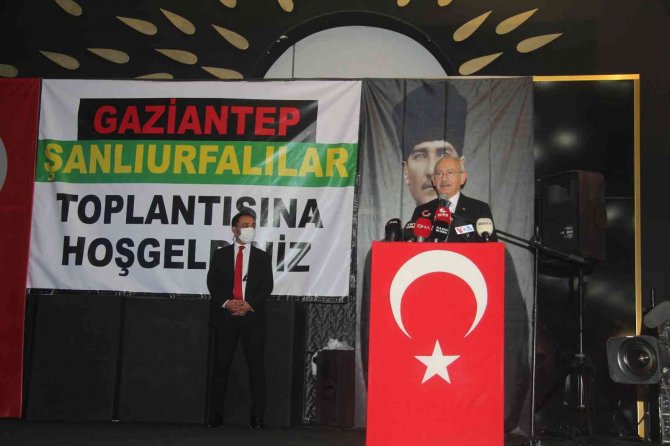Kılıçdaroğlu, Gaziantep’te Şanlıurfalılarla Buluştu