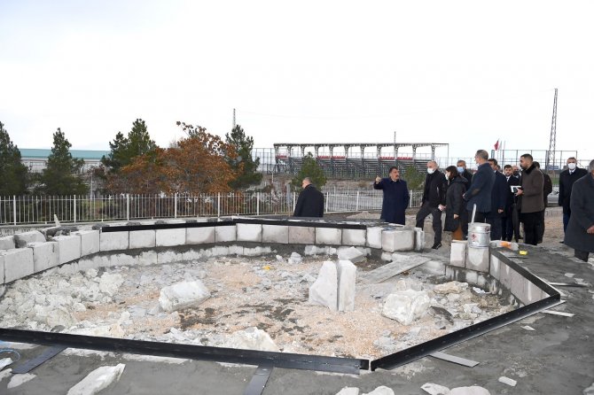 Başkan Gürkan, Usta Şagirt Kümbeti Restorasyon Çalışmalarını İnceledi