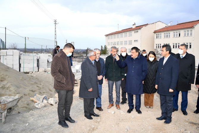 Başkan Gürkan, Usta Şagirt Kümbeti Restorasyon Çalışmalarını İnceledi