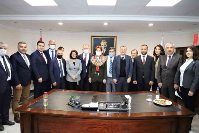 İ̇yi̇ Parti Genel Başkanı Akşener Başkan Akın’la Görüştü