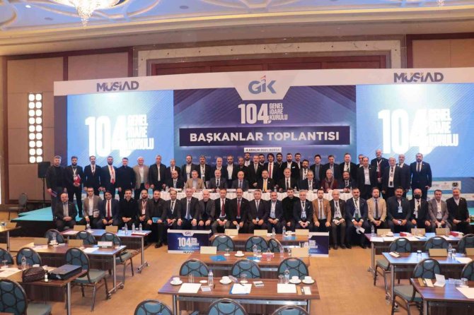 Müsi̇ad Başkanı Çınar 104. Gi̇k Toplantısını Değerlendirdi