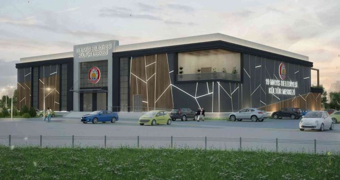 19 Mayıs’ta Kültür Merkezi İnşaatı Devam Ediyor