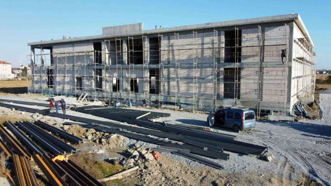 19 Mayıs’ta Kültür Merkezi İnşaatı Devam Ediyor