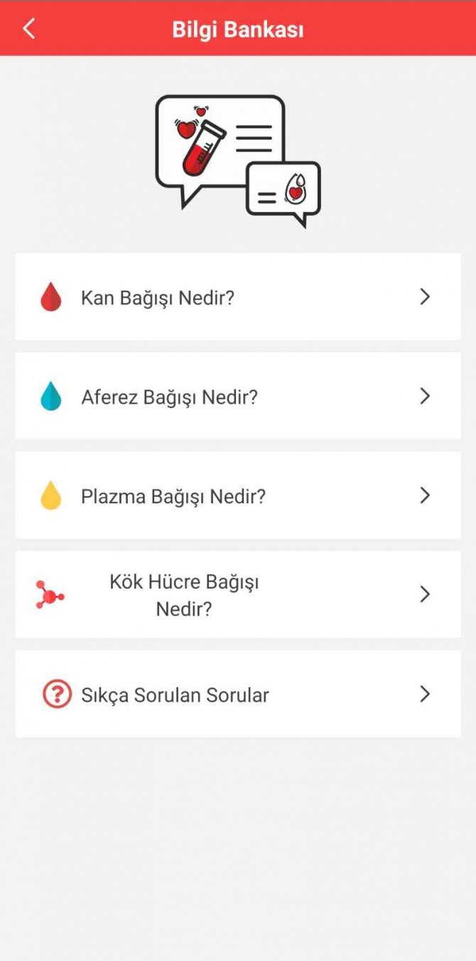 Kan Bağışında Tek Uygulama