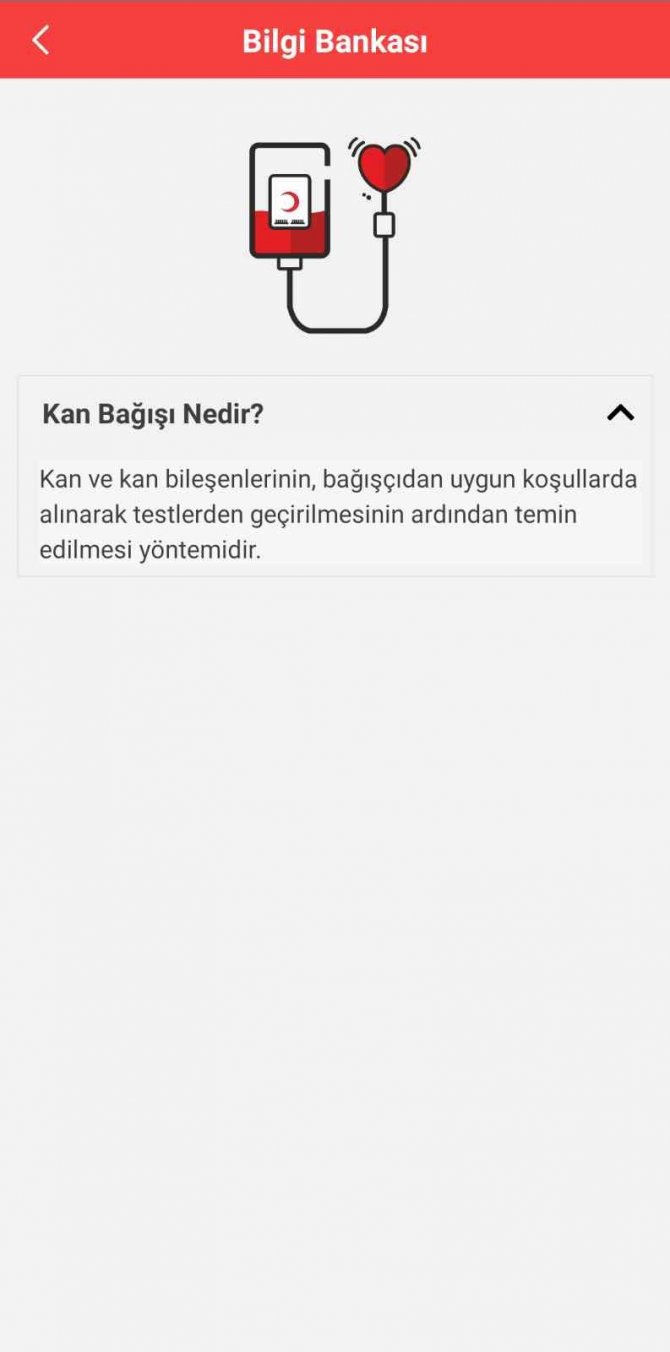 Kan Bağışında Tek Uygulama