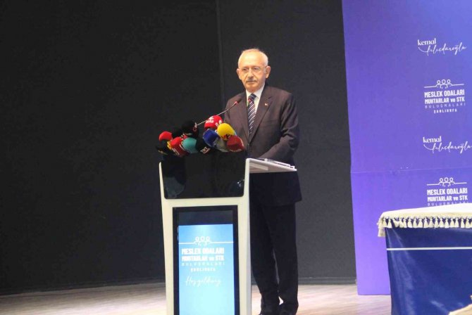 Kılıçdaroğlu, Stk Temsilcileri, Muhtarlar Ve Meslek Odaları Temsilcileriyle Bir Araya Geldi