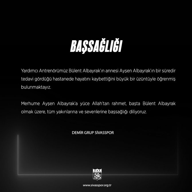 Sivasspor’un Acı Günü!