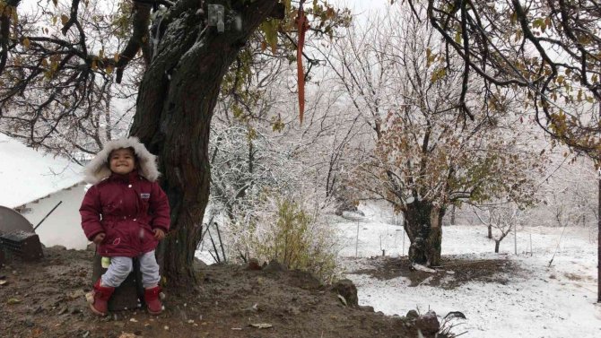 Elazığ’ın Yüksek Kesimlerinde Kar Etkili Oldu