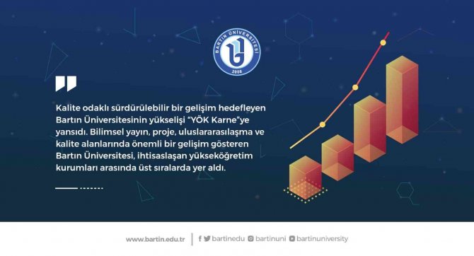 Bartın Üniversitesinin Sürdürülebilir Yükselişi Devam Ediyor