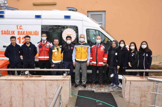 Karaman’da Acil Sağlık Personeli Ödüllendirildi